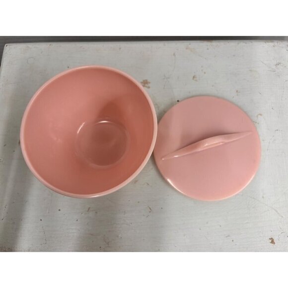 Vintage MELMAC Pink Creamer and Sugar Bowl Canadian Melamine Mid-century Canada - Picture 4 of 9